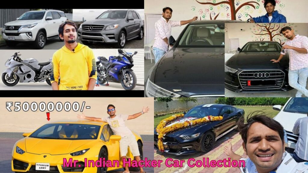 Car collection of MR. INDIAN HACKER