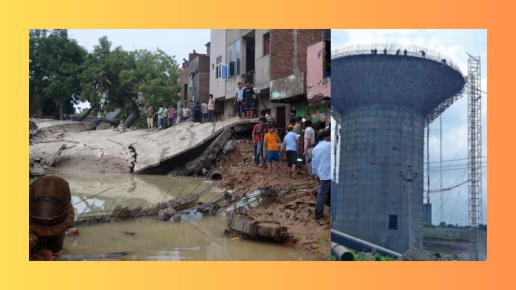2 Women Killed as Water Tank Collapses