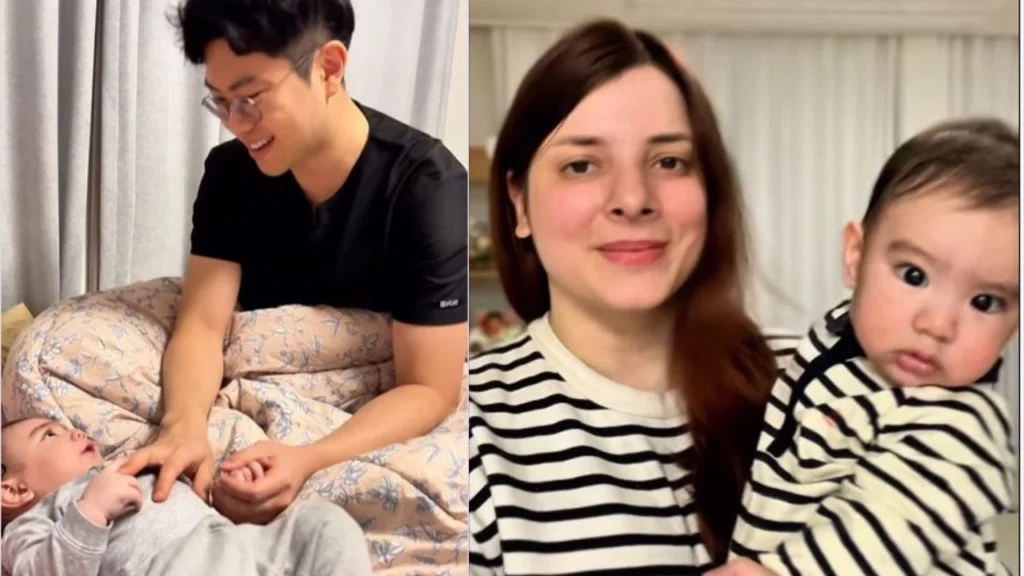 Korean dad sings Hindi lullaby