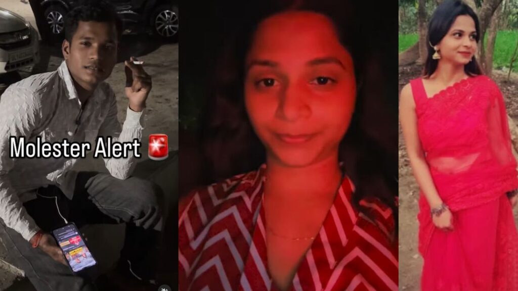 Drunk Man Harasses Woman