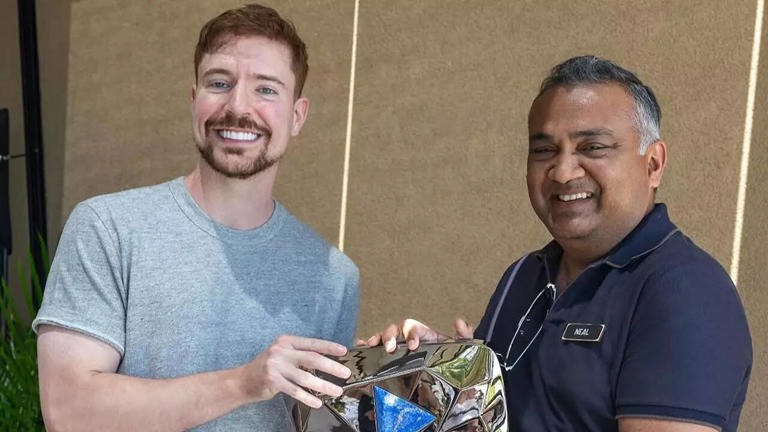 YouTube Honors MrBeast with Custom Award